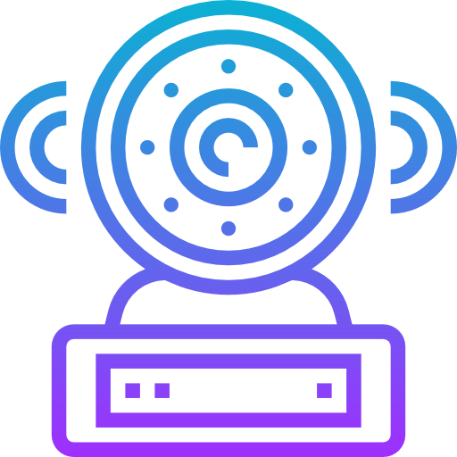 Surveillance camera Meticulous Gradient icon