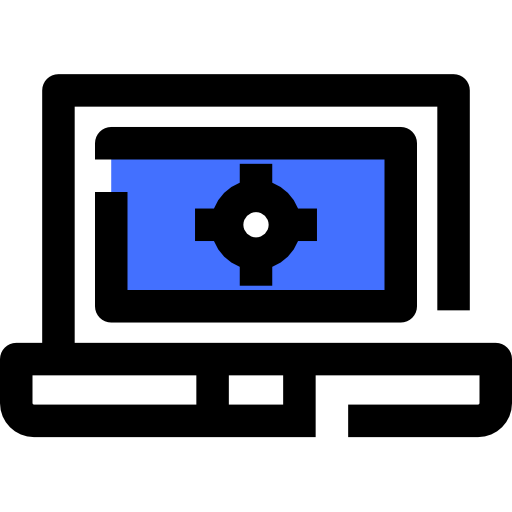 Laptop Inipagistudio Blue icon