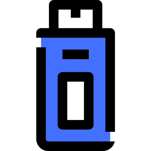 플래쉬 드라이브 Inipagistudio Blue icon