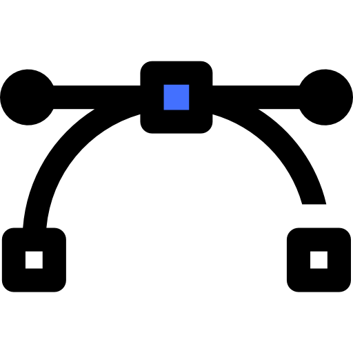 vector Inipagistudio Blue icono