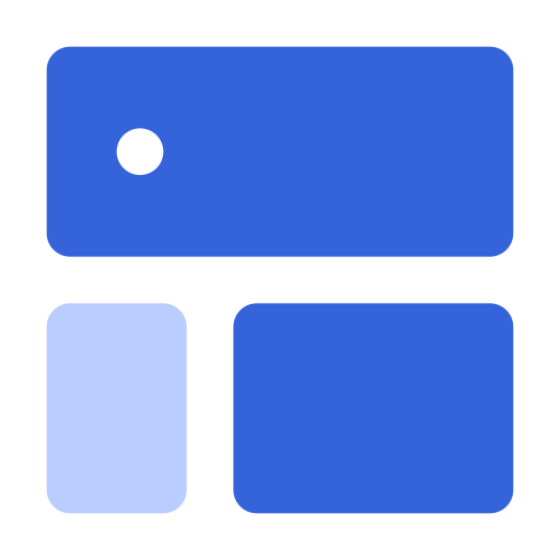 colonna di layout Generic color fill icona