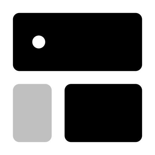 colonna di layout Generic color fill icona