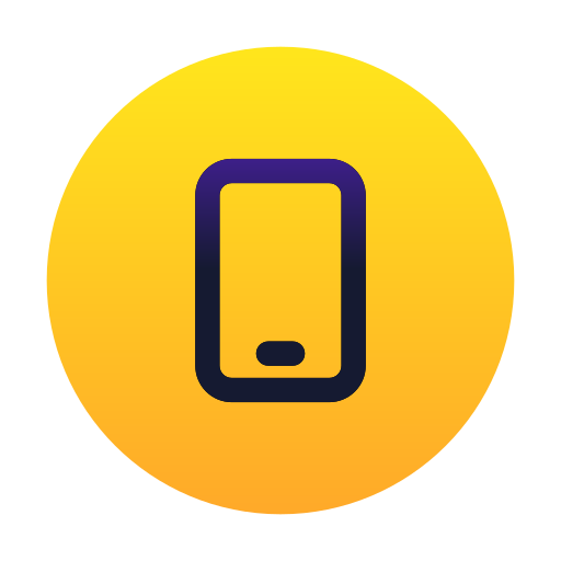 mobiel apparaat Generic gradient fill icoon