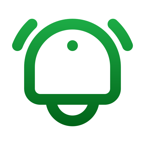 Bell ring Generic gradient outline icon