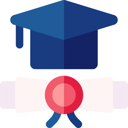 Diploma Basic Rounded Flat icon