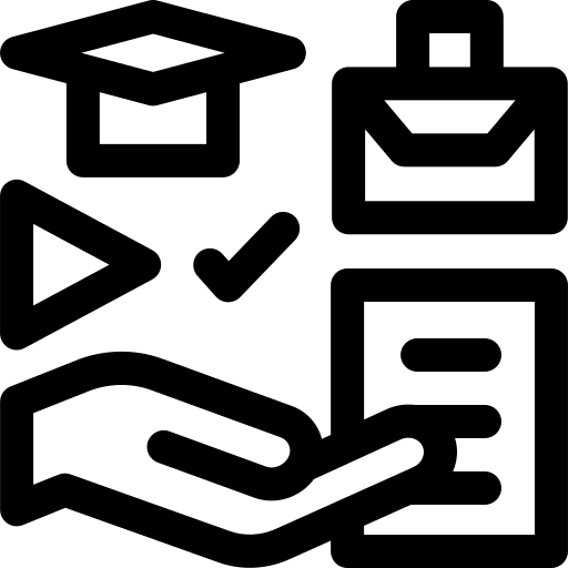 adaptief leren Basic Rounded Lineal icoon