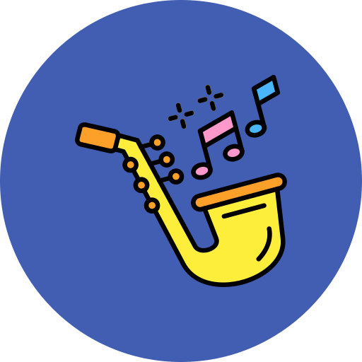 Saxophone Generic color lineal-color icon