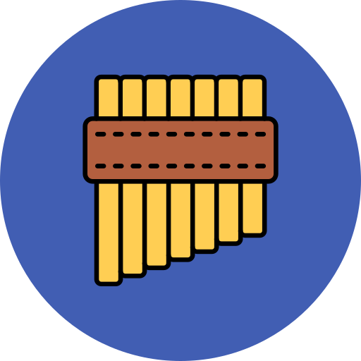 Pan flute Generic color lineal-color icon