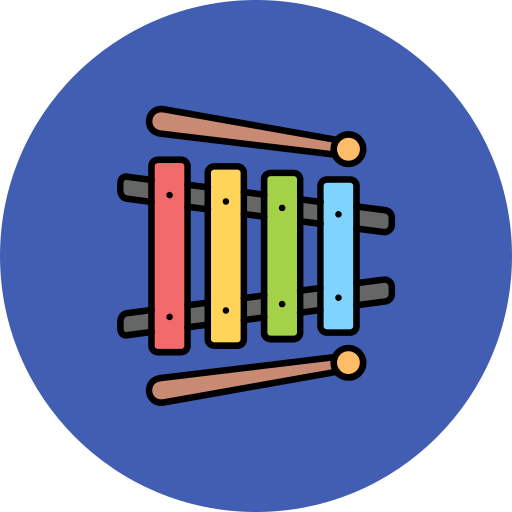Xylophone Generic color lineal-color icon
