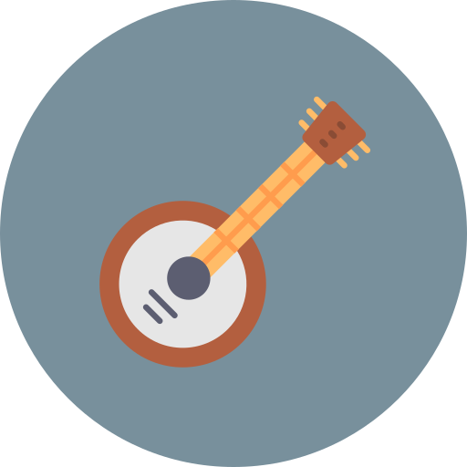 banjo Generic color fill icon