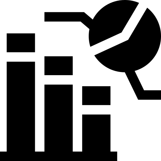 cirkeldiagram Basic Straight Filled icoon