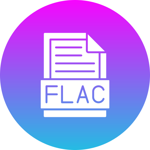 flac Generic gradient fill Icône