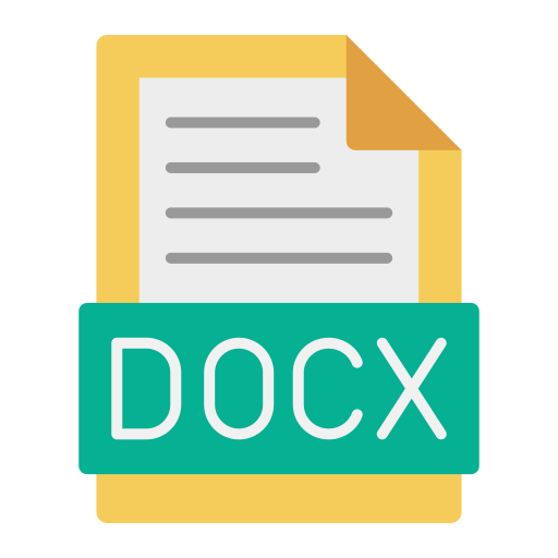 Docx Generic color fill icon