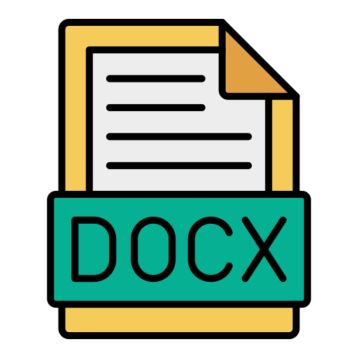 Docx Generic color lineal-color icon