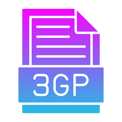 3gp Generic gradient fill icono