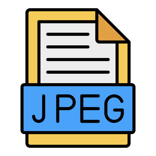 jpeg Generic color lineal-color icona