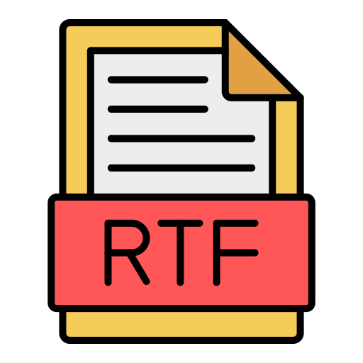 rtf Generic color lineal-color icono