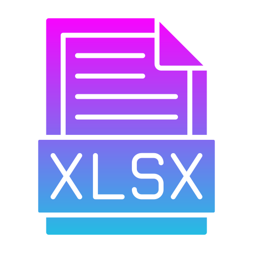 xlsx Generic gradient fill icoon