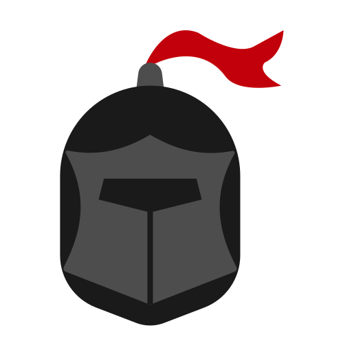 hełm rycerski Generic color fill ikona