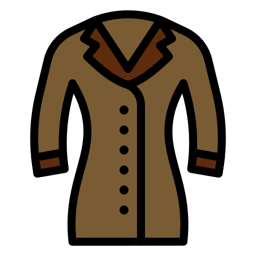 abrigo Generic color lineal-color icono