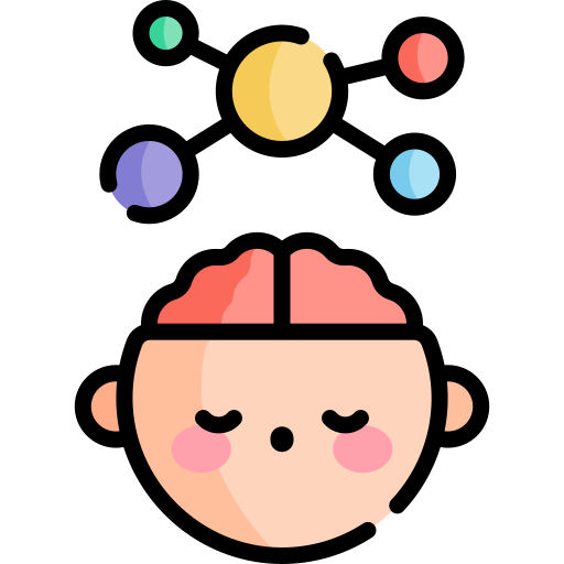 Psychology Kawaii Lineal color icon