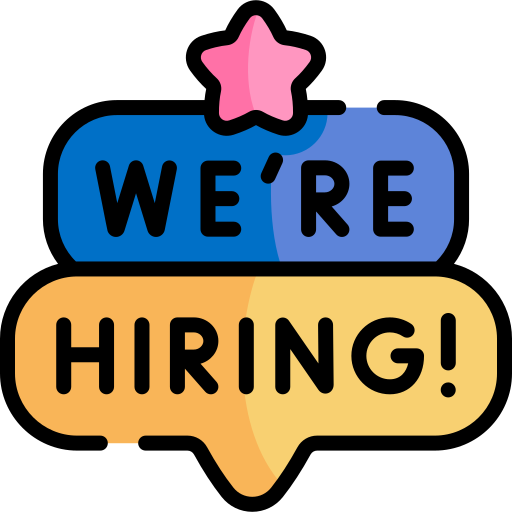 We are hiring Kawaii Lineal color icon