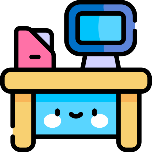 Office Kawaii Lineal color icon