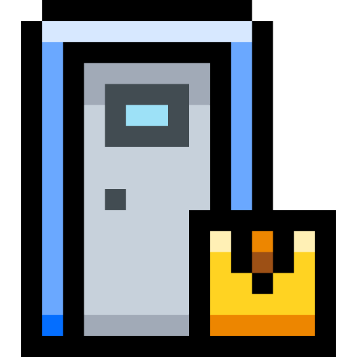 玄関渡し Pixel Linear color icon