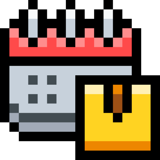 kalender Pixel Linear color icon