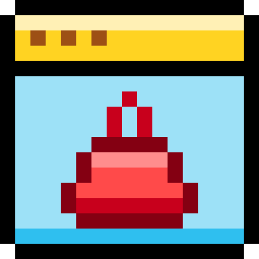 e-commerce Pixel Linear color icona