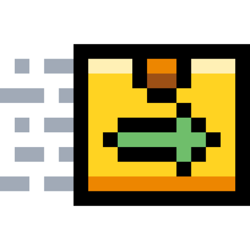 vasten Pixel Linear color icoon