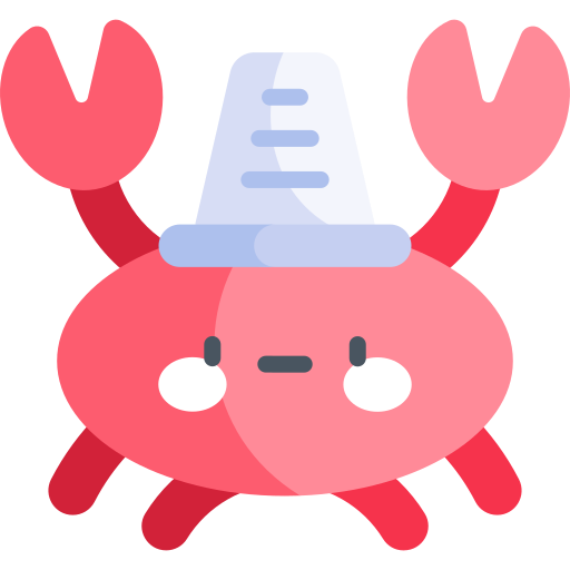 Crab Kawaii Flat icon