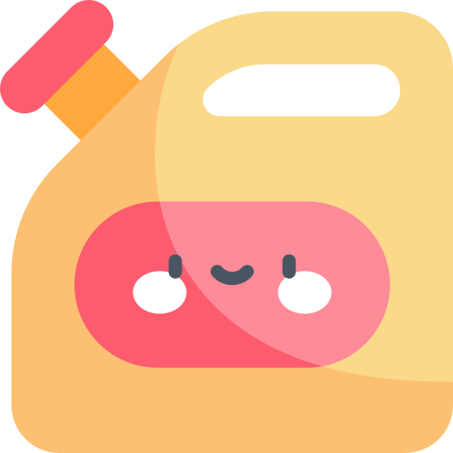 Gas canister Kawaii Flat icon