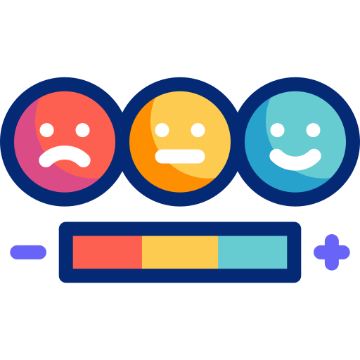 emoji di feedback Basic Accent Lineal Color icona