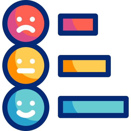 emojis de retroalimentación Basic Accent Lineal Color icono