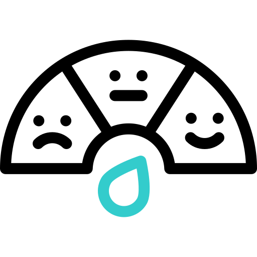 emoji di feedback Basic Accent Outline icona