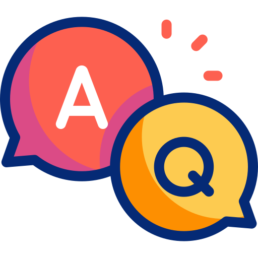 q&a Basic Accent Lineal Color icon