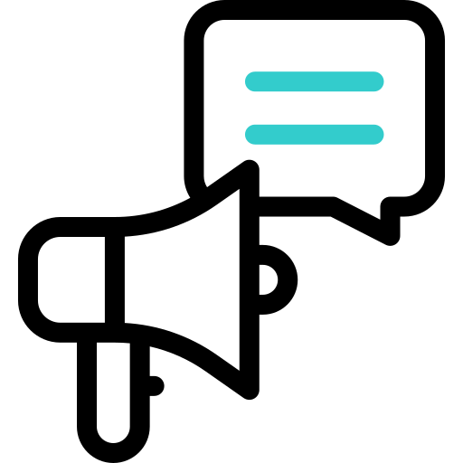 megaphon Basic Accent Outline icon