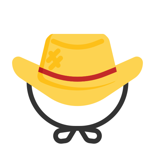 rolniczy kapelusz Generic color fill ikona