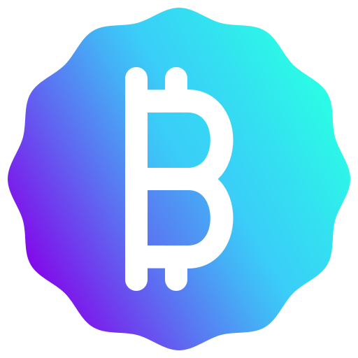 ビットコインのシンボル Generic gradient fill icon