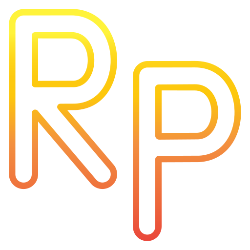 rupia indonesia Generic gradient outline icono