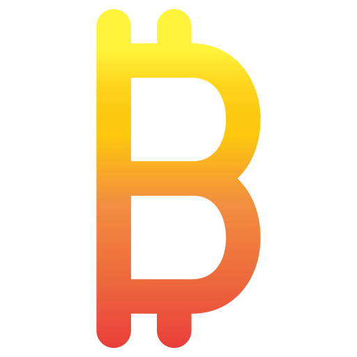 símbolo bitcoin Generic gradient fill Ícone