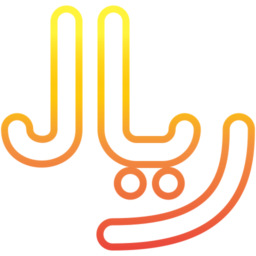 Riyal Generic gradient outline icon
