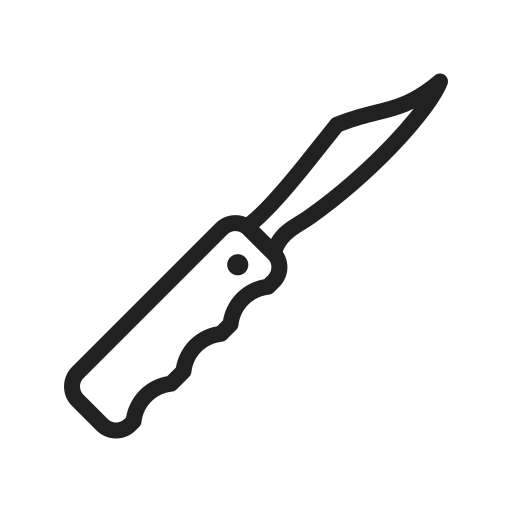 Нож Generic outline иконка