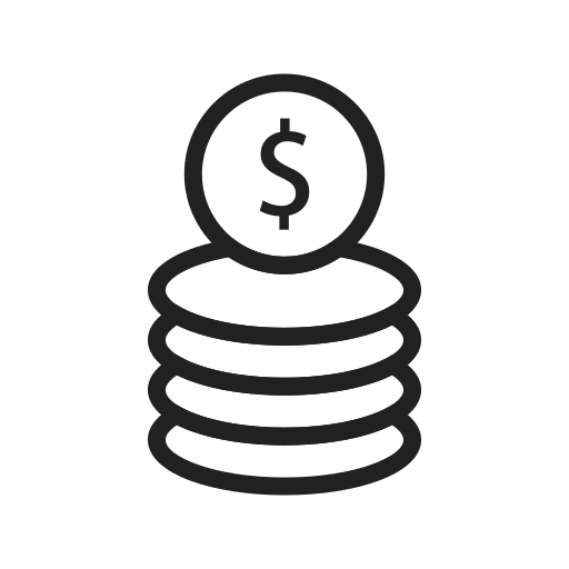 Coins Generic outline icon