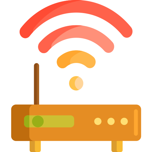 router de wifi Flaticons Flat icono