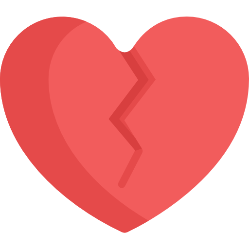 corazón roto Special Flat icono
