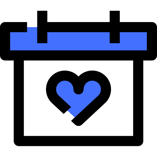 calendario Inipagistudio Blue icono