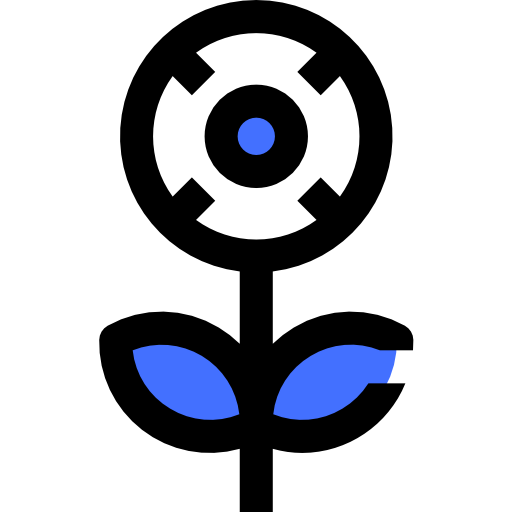 fiore Inipagistudio Blue icona