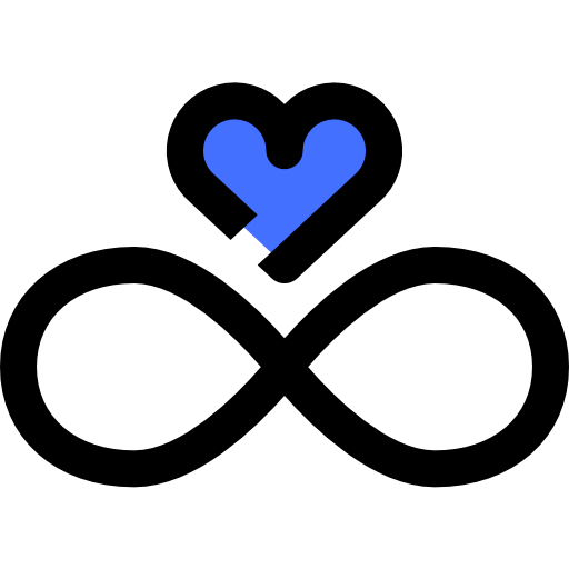 oneindigheid Inipagistudio Blue icoon